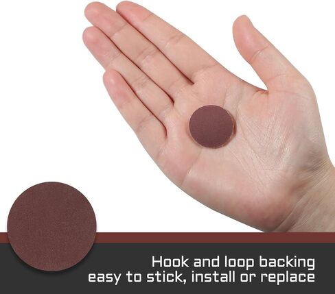100 Pcs Sanding Disc 1 Inch Hook and Loop Round 800 Grit Sandpaper Woodworking Metal Polishing in Saudi Arabia