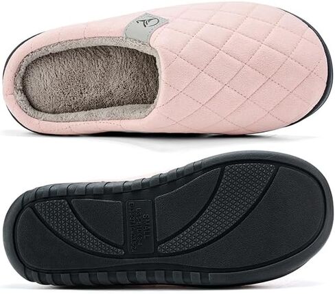 Mens Memory Foam Slippers Knitted Lining Non-Slip Indoor Outdoor Slippers in Saudi Arabia