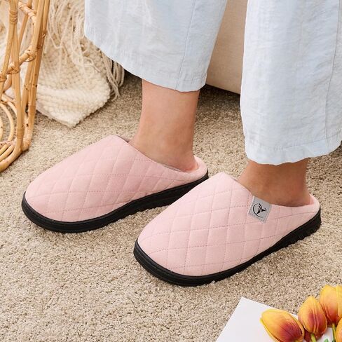 Mens Memory Foam Slippers Knitted Lining Non-Slip Indoor Outdoor Slippers in Saudi Arabia