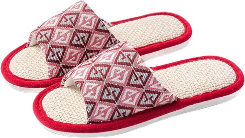 Silent Slippers Home Anti Slip Breathable Indoor Shoes Soft Soles Lightweight Men's and Women's Cloth Slips in Saudi Arabia