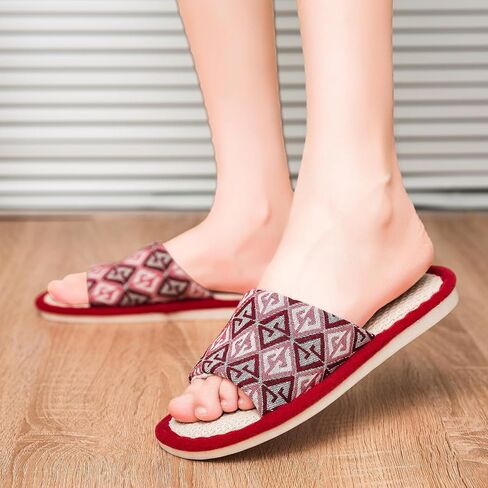 Silent Slippers Home Anti Slip Breathable Indoor Shoes Soft Soles Lightweight Men's and Women's Cloth Slips in Saudi Arabia
