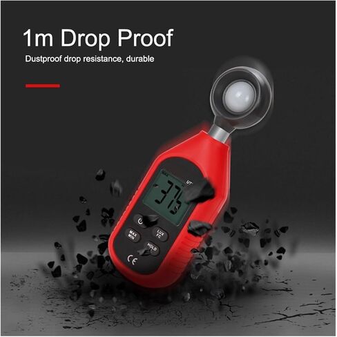 UT383 مقياس Luxmeter الرقمي، 200,000 لوكس، Luminance Lux Fc، اختبار الحد الأقصى، مقياس الضوء in Saudi Arabia