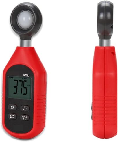 UT383 مقياس Luxmeter الرقمي، 200,000 لوكس، Luminance Lux Fc، اختبار الحد الأقصى، مقياس الضوء in Saudi Arabia