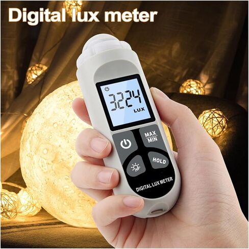Luxmeter 0.1~200,000lux, Pocket Luxometer, Illuminometer, Lux/Fc Photometer, Environmental Tester in Saudi Arabia