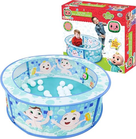 مركز اللعب CoComelon Bath Time Sing Along Play Center - خيمة Ball Pit مع 20 كرة لعب إضافية وموسيقى - Sunny Days Entertainment in Kuwait