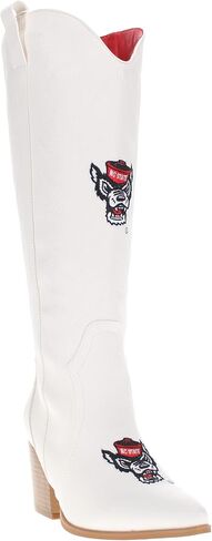 Vaccari Women's Blair Premium PU Leather NCAA Athletics Tall Top Cowboy Boots in Saudi Arabia