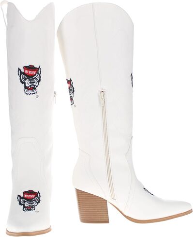 Vaccari Women's Blair Premium PU Leather NCAA Athletics Tall Top Cowboy Boots in Saudi Arabia