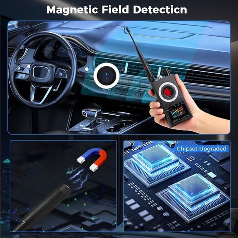 Multi-Functional Signal Detector, Portable Hidden Device Detector with Wireless Signal/GPS Tracking/Infrared Camera Detection & Vibration/Sound Switch in Saudi Arabia