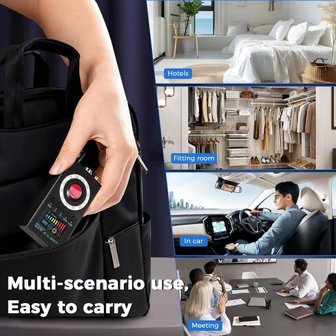 Multi-Functional Signal Detector, Portable Hidden Device Detector with Wireless Signal/GPS Tracking/Infrared Camera Detection & Vibration/Sound Switch in Saudi Arabia
