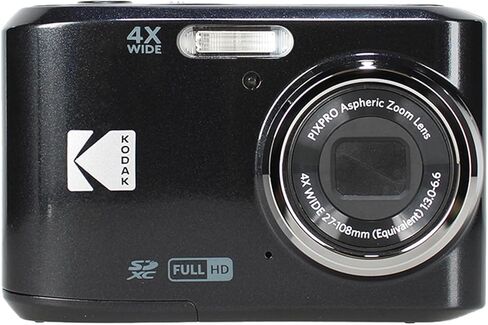 حزمة كاميرا Kodak Pixpro FZ45 الرقمية (أسود) تتضمن: بطاقة ذاكرة 64 جيجابايت، بطاريات قابلة لإعادة الشحن، حامل ثلاثي مرن، قارئ بطاقات، حزام يد، مجموعة تنظيف، المزيد in Saudi Arabia