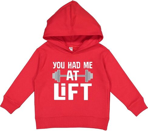 inktastic Weightlifting You Had Me At Lift Toddler Hoodie in Saudi Arabia