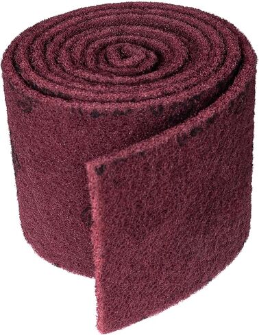 Made with 3 M S cotch Brite 7447 Multi Purpose roll Abrasives Scuff Pads Sanding Metal Heavy Duty Aluminum Oxide Scuffing Cleansing Blending Cleaning 6inch X 9.8ft Very fine Grade in Saudi Arabia