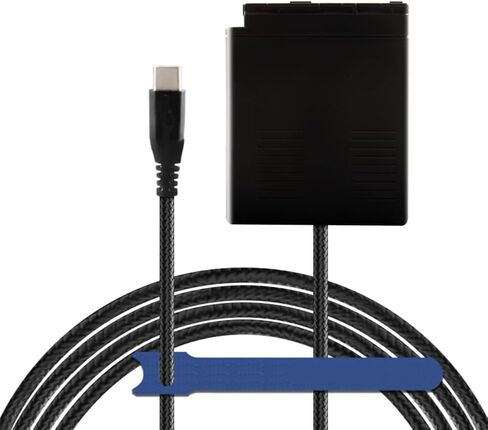 PD USB-C إلى VBG6 الدمية البطارية VW-VBG6 DC المقرنة لباناسونيك D310 AG-AC7 AG-AF100 HDC-HMC40 HMC70 HMC80 in Saudi Arabia