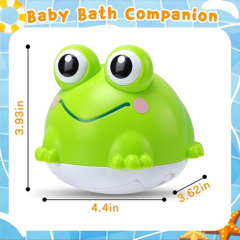 Light Up Baby Bath Toys,Frog Sprinkler Bathtub Toys for Kids Ages 1-3 Babies 6-18 Months,Water Swimming Fountain Toys,Infant Toddler Newborn Boys Girls Birthday Baby Gifts in Saudi Arabia