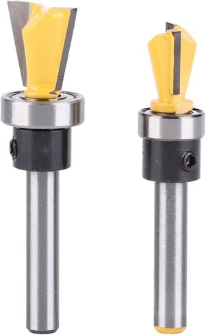 Dovetail Bit, Woodworking Router with Bearing, Portable 1/4in Shank, for Composite, Plywood, Hardwood, Softwood in Saudi Arabia