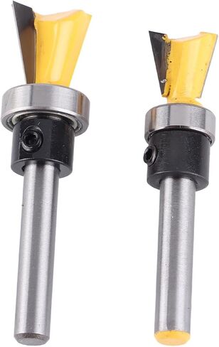 Dovetail Bit, Woodworking Router with Bearing, Portable 1/4in Shank, for Composite, Plywood, Hardwood, Softwood in Saudi Arabia