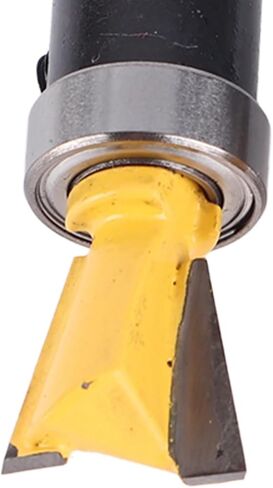 Dovetail Bit, Woodworking Router with Bearing, Portable 1/4in Shank, for Composite, Plywood, Hardwood, Softwood in Saudi Arabia