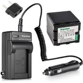 بطارية Kastar (عبوة واحدة) ومجموعة شاحن بديلة لباناسونيك VW-VBN260 تعمل مع كاميرات باناسونيك HC-X800 HC-X900 HC-X900M HC-X910 HC-X920 HC-X920M HDC-HS900 HDC-SD800 HDC-SD900 HDC-TM900 in Saudi Arabia