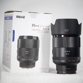 Generic Meike 85mm F1.4 إطار كامل AF فتحة كبيرة عدسة بورتريه STM محرك مناسب لسوني E in Kuwait