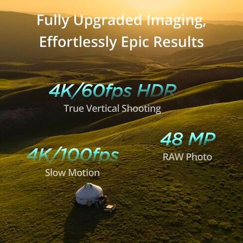 طائرة بدون طيار DJI Mini 4 Pro مع وحدة تحكم RC 2 | كاميرا 4K HDR استشعار العوائق شاملة الاتجاهات | مدة الرحلة 34 دقيقة (CP.MA.00000740.01) + حقيبة ظهر + وسادة هبوط + بطاقة سعة 64 جيجابايت + المزيد in Kuwait