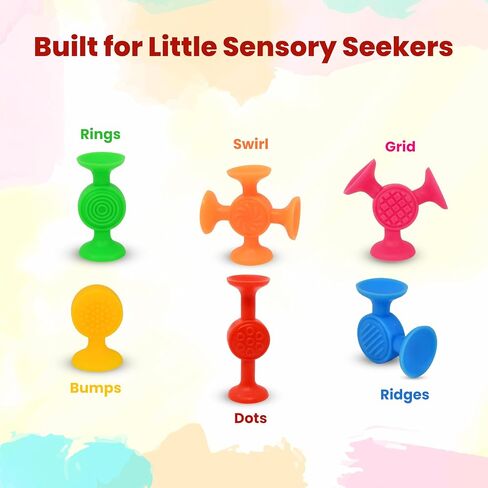 48 Pack Toddler Suction Cup Bath Toys for Kids Ages 1-3, Sensory Bath Toys for High Chair Car Window and Airplane Travel Essentials, Toddler Stocking Stuffers in Saudi Arabia