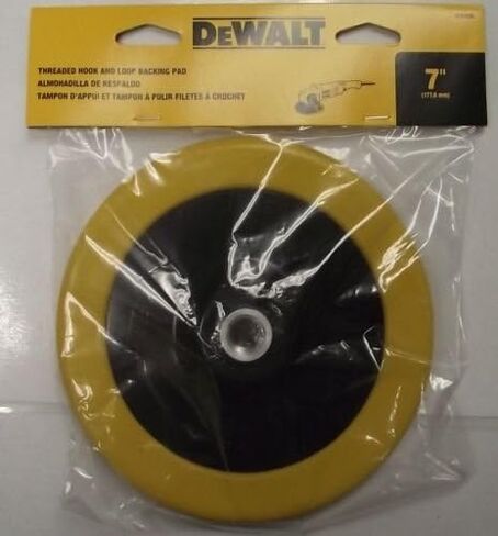 DeWalt DW4985 7-Inch Hook & Loop Backing Pad in Saudi Arabia