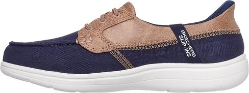 حذاء Skechers حريمي بدون استخدام اليدين سهل الارتداء أثناء التنقل مرن - رملي in Kuwait