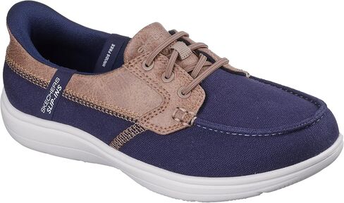 حذاء Skechers حريمي بدون استخدام اليدين سهل الارتداء أثناء التنقل مرن - رملي in Kuwait