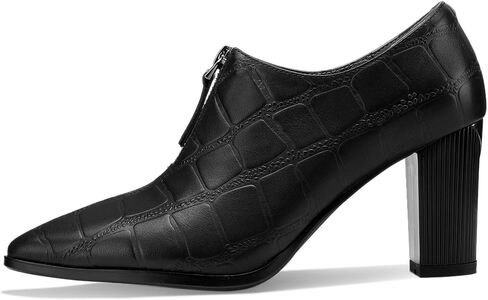 Patent Leather Ankle Boots for Women Chunky Block Pointed Toe Extra Wide Booties Botas Para Mujer High Heels Dress Warm Lined Classic Ladies Comfortable Dressy 3 Inch Boot in Saudi Arabia