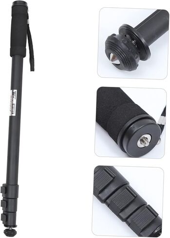 حامل Monopod من سبائك الألومنيوم المحمول من Gadpiparty للكاميرات، عصا كاميرا قابلة للطي، حامل كاميرا فيديو DSLR خفيف الوزن لعشاق التصوير الفوتوغرافي والاستخدام في الهواء الطلق in Kuwait