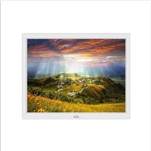 15-inch Digital Photo e Advertising Machine, 4:3 Side-Button Wall-Mounted, Music and Video Playback, Clock and Calendar, Black and White Photo e. in Saudi Arabia