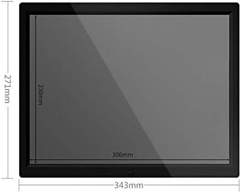 15-inch Digital Photo e Advertising Machine, 4:3 Side-Button Wall-Mounted, Music and Video Playback, Clock and Calendar, Black and White Photo e. in Saudi Arabia