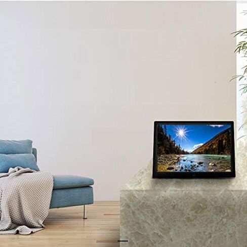 15-inch Digital Photo e Advertising Machine, 4:3 Side-Button Wall-Mounted, Music and Video Playback, Clock and Calendar, Black and White Photo e. in Saudi Arabia