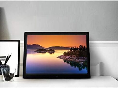 15-inch Digital Photo e Advertising Machine, 4:3 Side-Button Wall-Mounted, Music and Video Playback, Clock and Calendar, Black and White Photo e. in Saudi Arabia