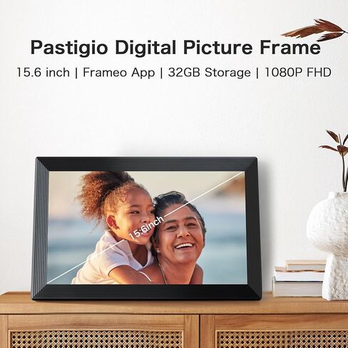 إطار صور رقمي من Frameo مكون من قطعتين، قطعة واحدة 10.1 بوصة 1280 * 800 إطار صور رقمي ذاكرة 32 جيجابايت، قطعة واحدة إطار صور 15.6 بوصة ذاكرة إلكترونية 32 جيجابايت، شاشة لمس 1920 * 1080، تدوير تلقائي، مشاركة صور الفيديو in Kuwait