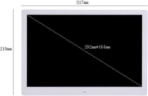 13-inch Digital Photo e, IPS Full-View HD Display, 1920 * 1080 Resolution, high-Brightness Buttons, White - 410 in Saudi Arabia