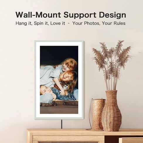 إطار صور رقمي من Frameo مكون من قطعتين، قطعة واحدة 10.1 بوصة 1280 * 800 إطار صور رقمي ذاكرة 32 جيجابايت، قطعة واحدة إطار صور 15.6 بوصة ذاكرة إلكترونية 32 جيجابايت، شاشة لمس 1920 * 1080، تدوير تلقائي، مشاركة صور الفيديو in Kuwait