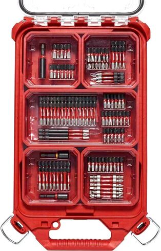 مجموعة لقم سائق Impact Duty تناسب أداة Milwaukee 48-32-4082 100 قطعة. موجة الصدمة in Kuwait