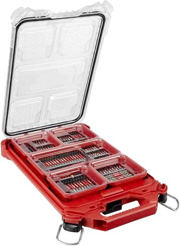 مجموعة لقم سائق Impact Duty تناسب أداة Milwaukee 48-32-4082 100 قطعة. موجة الصدمة in Kuwait