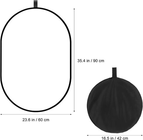 Collapsible Photography Reflector Panel One Photo Light Reflector for Outdoor and Studio Use with Enhanced Light Control and Nylon Fabric in Saudi Arabia