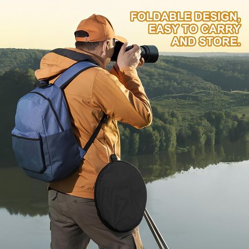 Collapsible Photography Reflector Panel One Photo Light Reflector for Outdoor and Studio Use with Enhanced Light Control and Nylon Fabric in Saudi Arabia