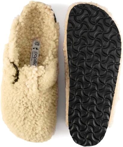 دمية بيركنستوك النسائية بوسطن بيغ بوكلي من بابيليو، Eggshell، Off White، 6 Medium US in Kuwait