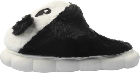 IPENNY لطيف الباندا القطيفة النعال للنساء، لينة مريحة غير زلة النعال المنزلية الدافئة غامض الكرتون النعال داخلي in Kuwait