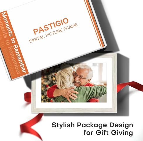 Frameo Digital Picture Frame 2 Pack, 1pc 10.1 inch Photo Frame Electronic 32GB Memory, 1280 * 800 Touch Screen, 1pc 10.1inch 1280 * 800 Digital Photo Frame 32GB Memory, Auto-Rotate, Share Photo Video in Saudi Arabia