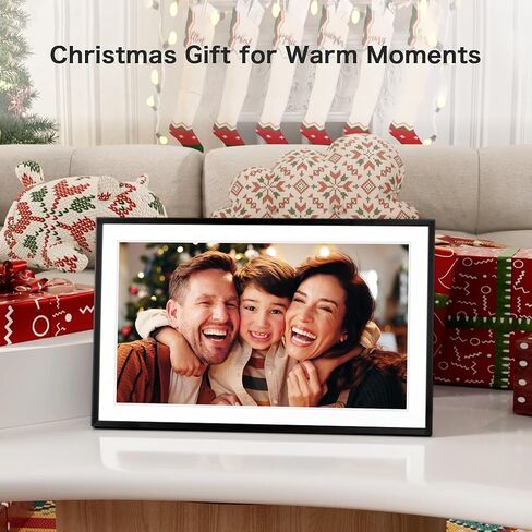 إطار صور رقمي من Frameo مكون من قطعتين، قطعة واحدة إطار صور 15.6 بوصة ذاكرة إلكترونية 32 جيجابايت، شاشة لمس 1920 * 1080، قطعة واحدة 15.6 بوصة 1920 * 1080 إطار صور رقمي ذاكرة 32 جيجابايت، تدوير تلقائي، مشاركة صور Vid in Saudi Arabia