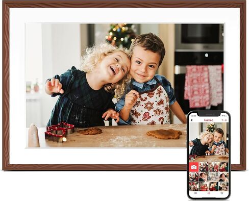 Frameo Digital Picture Frame 2 Pack, 1pc 10.1 inch Photo Frame Electronic 32GB Memory, 1280 * 800 Touch Screen, 1pc 10.1inch 1280 * 800 Digital Photo Frame 32GB Memory, Auto-Rotate, Share Photo Video in Saudi Arabia