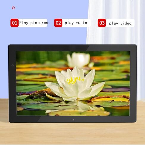 آلة إعلانية للصور الرقمية مقاس 19 بوصة بدقة HD 1080P، ومشغل فيديو IPS، باللون الأسود، لعرض المعلومات الترويجية. in Saudi Arabia