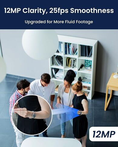 REOLINK Pro-Grade Security Camera, 12MP, AI Video Search, Smart Detection, Perimeter Protection, 2 Way Talk, Up to 512GB microSD Card, Color Night Vision, IP67 Weatherproof, RP-PCT12M in Saudi Arabia