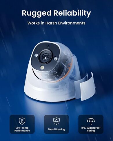 REOLINK Pro-Grade Security Camera, 12MP, AI Video Search, Smart Detection, Perimeter Protection, 2 Way Talk, Up to 512GB microSD Card, Color Night Vision, IP67 Weatherproof, RP-PCT12M in Saudi Arabia