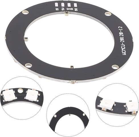 5V IndiviAddressable RGB LED Ring for Arduino W 812, Module Pixels Color Light in Saudi Arabia